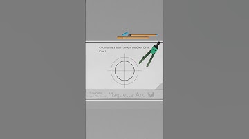 How to Circumscribe a Square Around a Circle #shorts