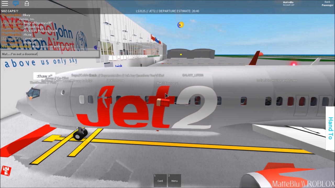 Roblox Jet2 Boeing 737 800 Flight Youtube - roblox boeing 737