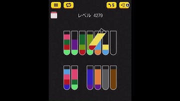 Water sort puzzle level 4279