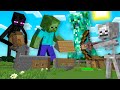 HOW GIANT MONSTER TITAN ATTACK THE VILLAGE!? Minecraft NOOB vs PRO! 100% TROLLING MUTANT ZOMBIE