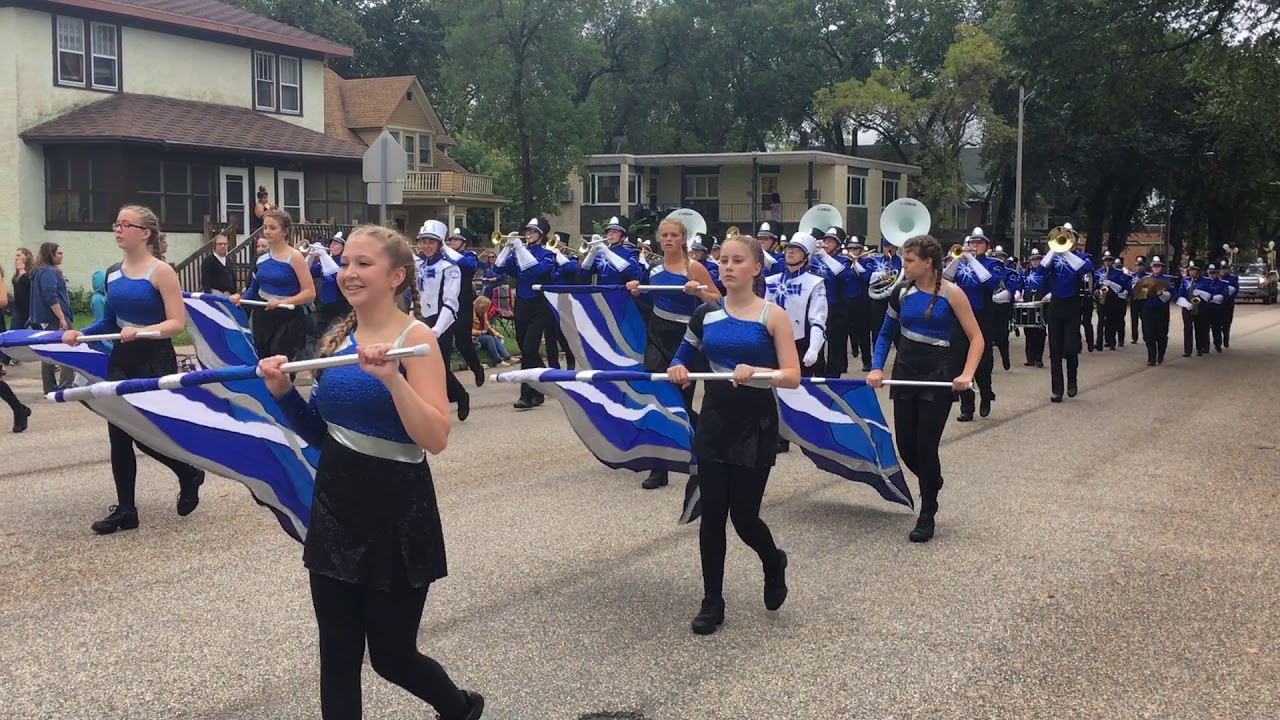 2019 Autumnfest Parade in Bismarck; St. Mary's High band YouTube