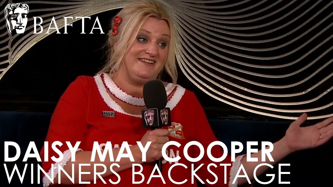 Daisy May Cooper Celebrates Winning Two Baftas Bafta Tv Awards