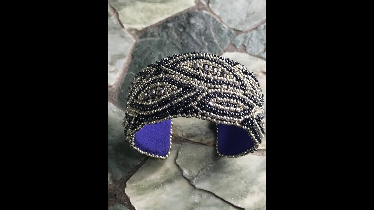 Azalea Cuff - Bead Embroidery Project