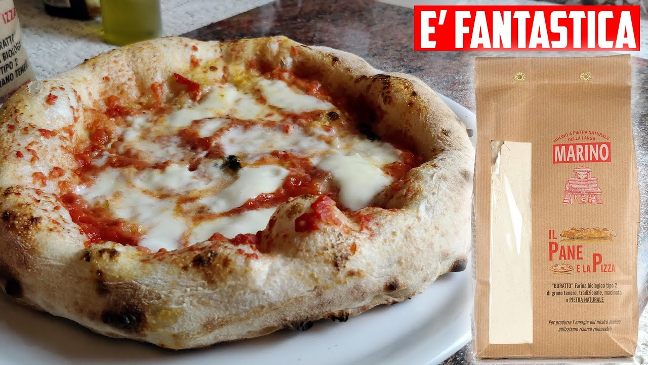 FACCIO LA PIZZA NAPOLETANA CON FARINA DI TIPO 2 (BURATTO del Mulino Marino) - Fantastica 🍕