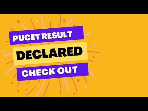 PUCET RESULT Declared Check Out