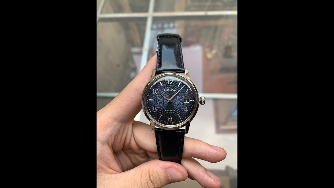 [ CỰC ĐẸP ] SEIKO PRESAGE COCKTAIL SRPE43J1 BLUE GUILOCHE | LH 03323.179.23