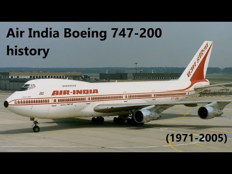 Air India Boeing 747-200 history (1971-2005)