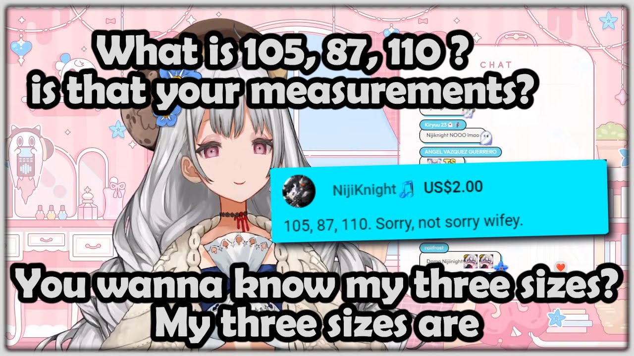 Ayo, Reimu casually exposes her three sizes to Chat😳