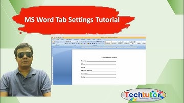 MS Word Tab Settings Tutorial #msword #Tabsettings #microsoftoffice