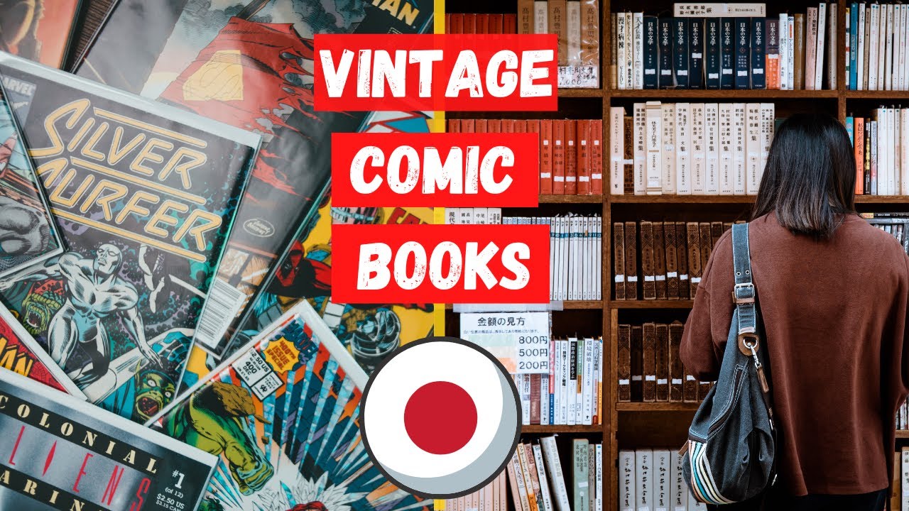 VINTAGE MARVEL COMIC BOOKS IN ENGLISH AT THIS JAPANESE SHOP IN
