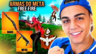 USEI AS ARM4S MAIS FORTES DO FREE FIRE! FREITAS JOGANDO COM BABAU E MP40 - INACREDITÁVEL FREITAS FF…