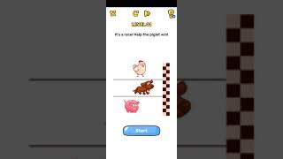 Brain Blow Level 21 | Brain Blow It’s a race Help the piglet win Answer screenshot 5