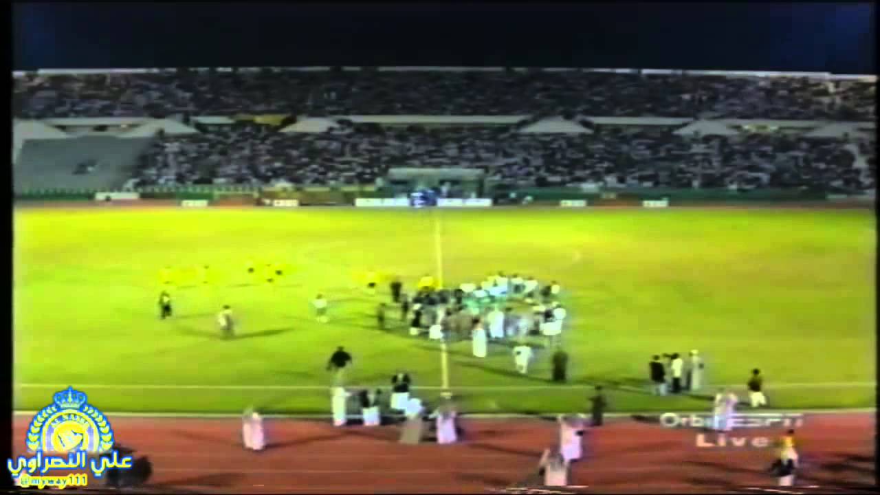 النصر Vs منتخب السعودية (0-0) اعتزال محيسن الجمعان 1421هـ