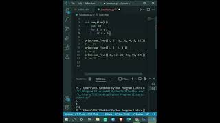 #shorts #Programming #coading #python returning the sum of lists write a python function for it