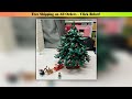 New Model 41843 Christmas Tree, Reindeer, Santa Claus Set, Christmas Gifts, Birthday Gifts