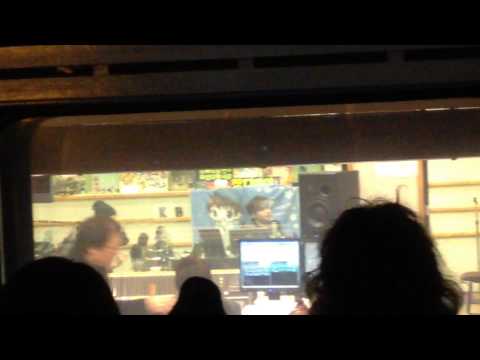Ryeowook and B1A4 CNU at Sukira Kiss the Radio 150122