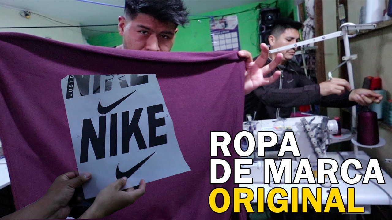 Así se fabrica la ROPA PIRATA en Perú (Gamarra)