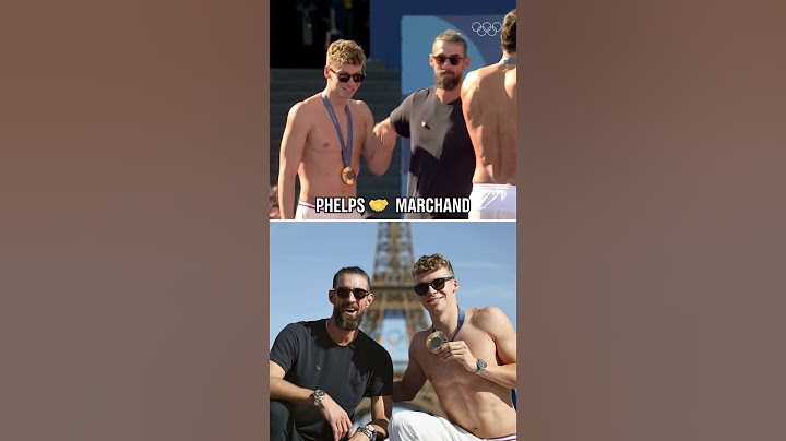 Greatness respects greatness. 🤝 Michael Phelps and Leon Marchand!