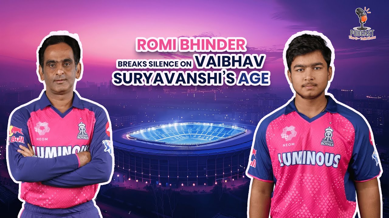 "Romi Bhinder Breaks Silence on Vaibhav Suryavanshi’s Age Controversy & IPL 2025  Debute Sixes.