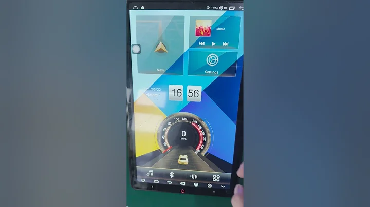 Philosin 13.3 inch radio speed display conversion between km/h and mile/h