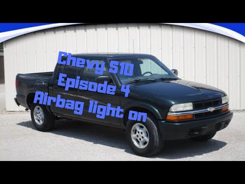 2003 Chevy S10 pickup truck Airbag fault B0036 diagnoses and Repair.