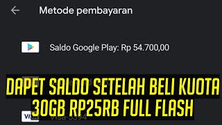 Beli Paket Data Telkomsel 30GB 25Rb Flash Dapet Bonus Saldo Google Play Store