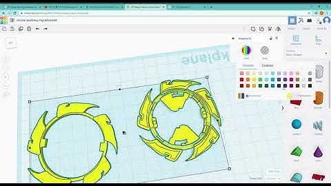 3D designed double sparking ring beyblade