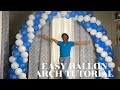 Easy spiral balloon arch tutorial using a balloon arch kit