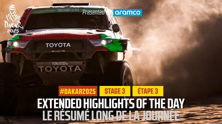 Le résumé de l'Étape 3 présenté par Aramco - #Dakar2025
