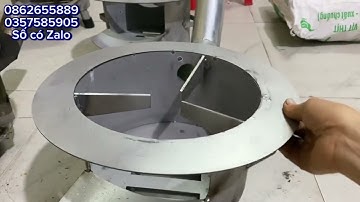 Bếp củi không khói đa năng,tiết kiệm,thông minh.thép Liên Xô dày dặn,chắc,bền,ko đen nồi#bếpcủi 