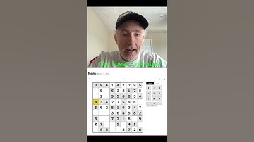 #shorts #sudoku | NYT Easy in Under 3 Mins? | 3/13/25