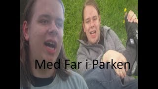 Storebror og lillebror - med far i parken
