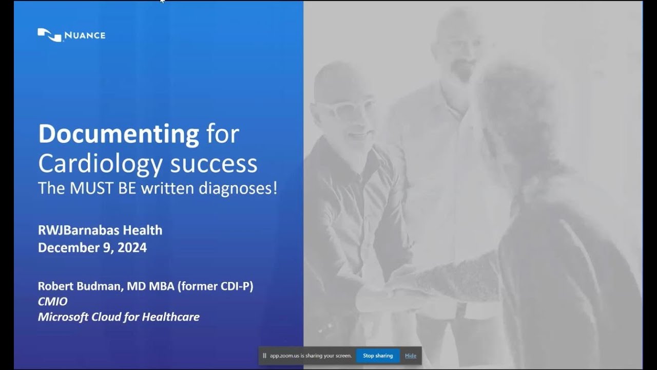 Cardiology Best Practice: Clinical Documentation - YouTube
