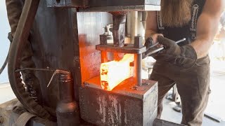 Forging the ultimate axe head with Conrad Blacksmithing.