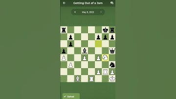 May 9th 2023 chess.com daily puzzle #chess #chesscom #chesspuzzle