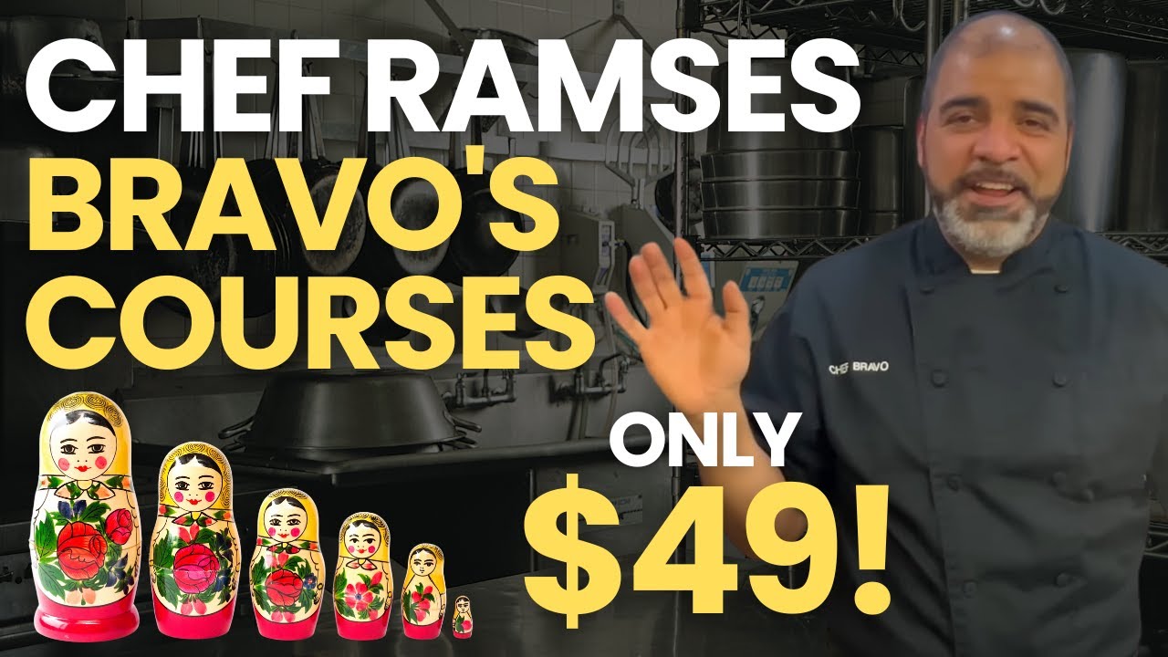Chef Ramsess Gert ALL of Chef Ramses Bravo's Courses for ONLY $49!!! LOwest Price ...