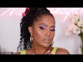 LAVENDER EYES & GLOWY SKIN SPRING MAKEUP | makeupshayla