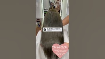 Tóc nối 60cm nhuộm nâu rêu siêu đẹp siêu xinh tại Tóc Yêu Đà Lạt