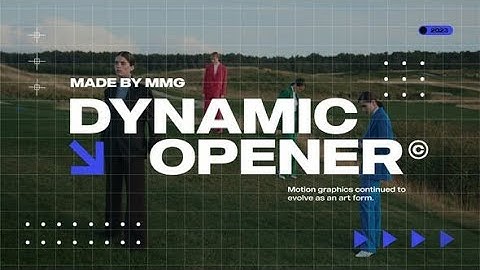 Dynamic Opener | After Effects Template