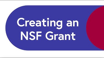 Creating an NSF Grant – CTC Service Provider Video