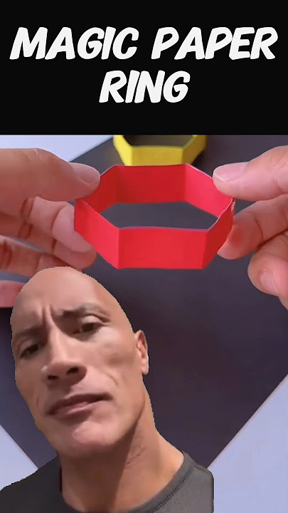 😲How to make MAGIC Paper Ring | Easy Origami Tutorial