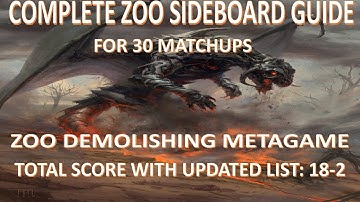 Breaking Meta With Zoo Total Score 18/2 || Complete Sideboard Guide In Video Description || Modern