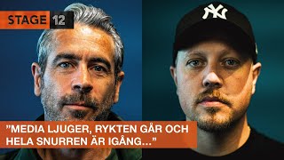 Premiär  Livepodd! 'Vi backar våra bröder' med Ola Rapace och Sebastian Stakset  Stage 12/AC Film