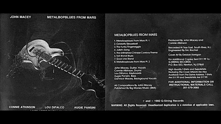 John Macey, "Metalbopblues from Mars Pt. 1"
