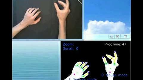 HCI - Real time hand detection and gesture recognition