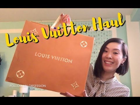 LOUIS VUITTON HAUL & UNBOXING - London Heathrow Airport - APR 2018 | FOLLOW MY OBSESSION - YouTube