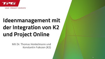Ideenmanagement Software: Project Online und K2 Integration für Innovationsmanagement