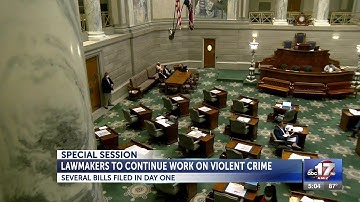 Missouri senators file violent crimes bills, special session continues