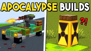 Minecraft: 15 Apocalypse Build Hacks &amp; Ideas!