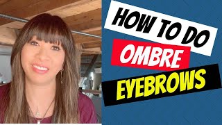 HOW TO DO OMBRE BROWS USING HAND TOOL/MANUAL METHOD  STEP BY STEP  NEW SOFTAP SMUDGER NEEDLES!